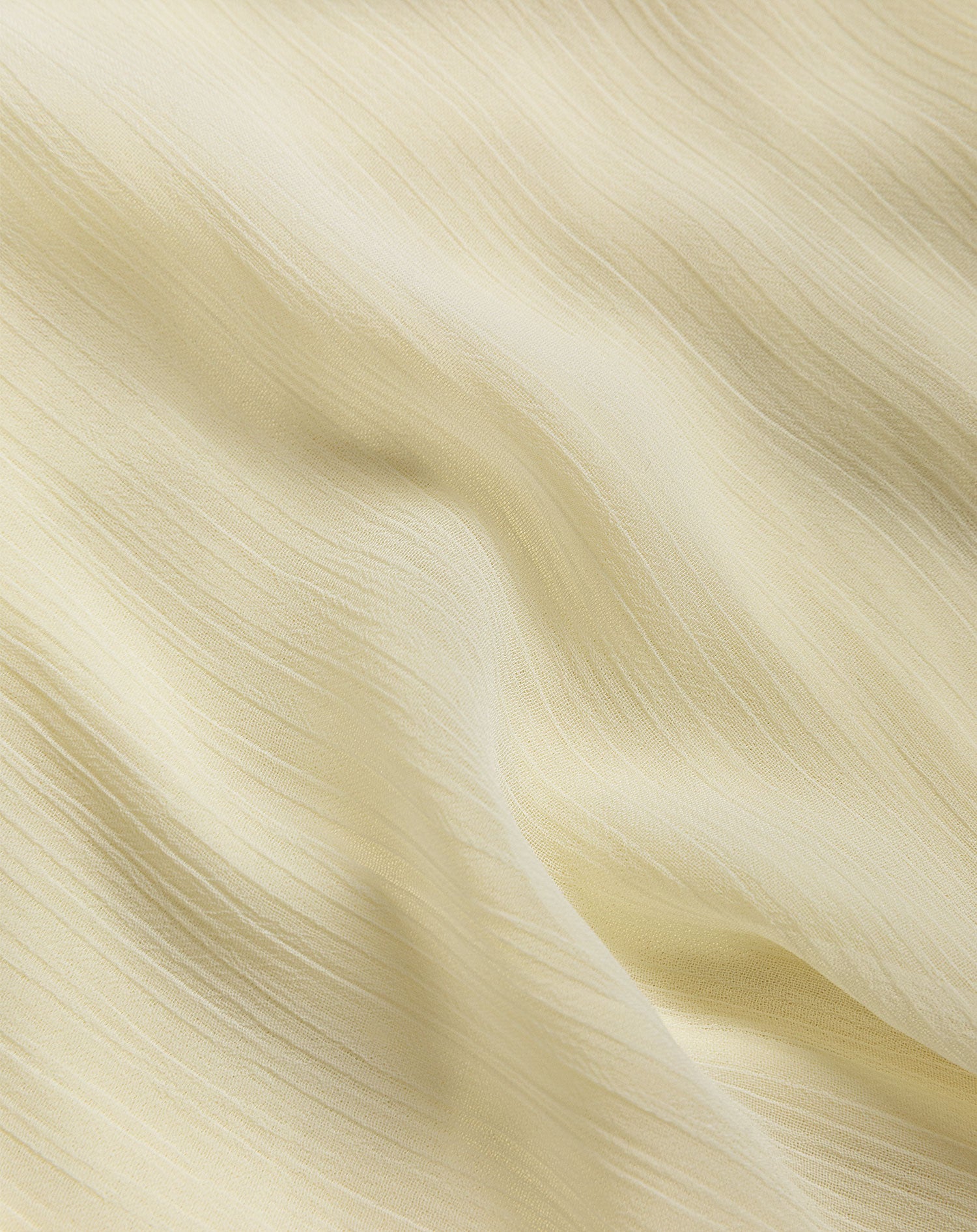 CHIFFON TWISTED HALTER TOP BUTTER YELLOW