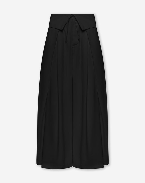 YASMIN OVERLAP PANTALON ZWART