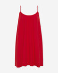MIRA MOUSSELINE SHORT DRESS ROOD