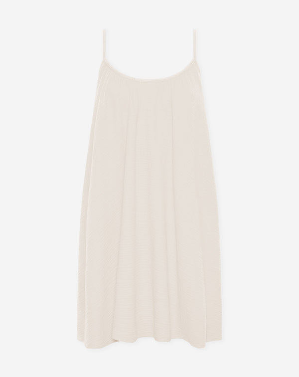 MIRA MOUSSELINE SHORT DRESS ZAND