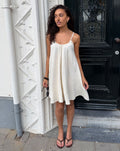 MIRA MOUSSELINE SHORT DRESS ZAND