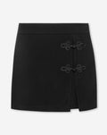 YASMIN MANDERIN SKORT ZWART