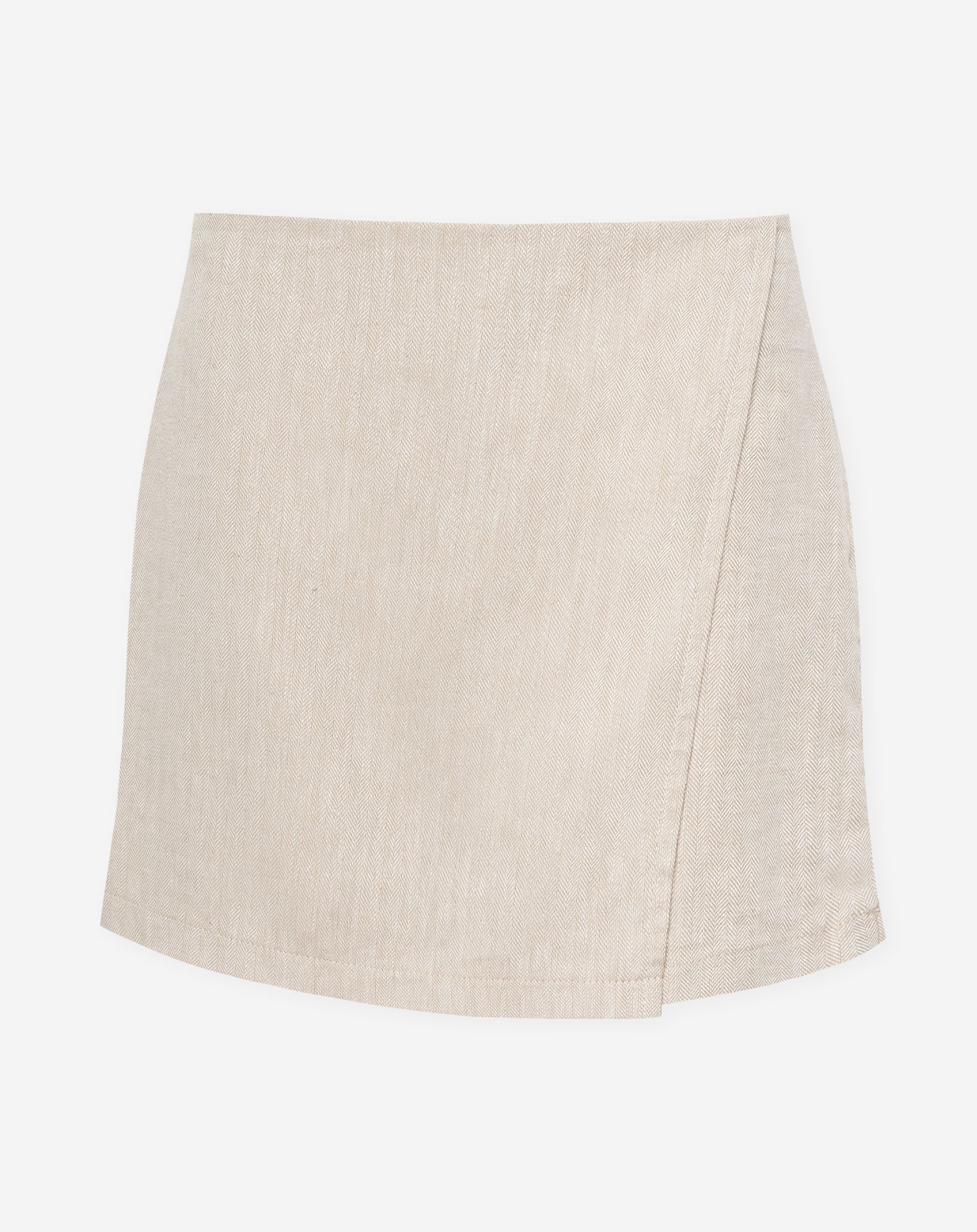 LIZZIE LINEN SKORT BEIGE