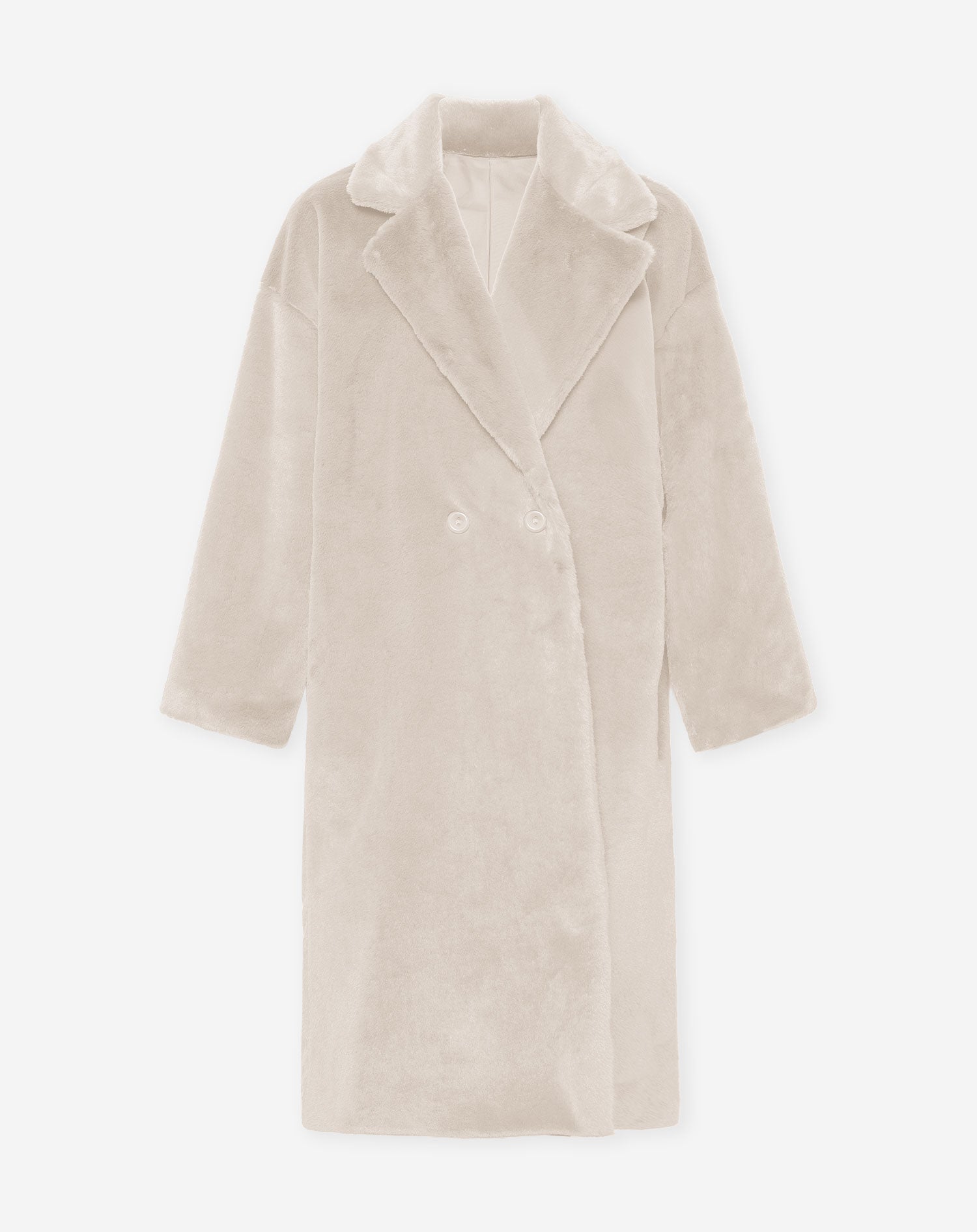 SIERRA LONG FUR COAT BEIGE