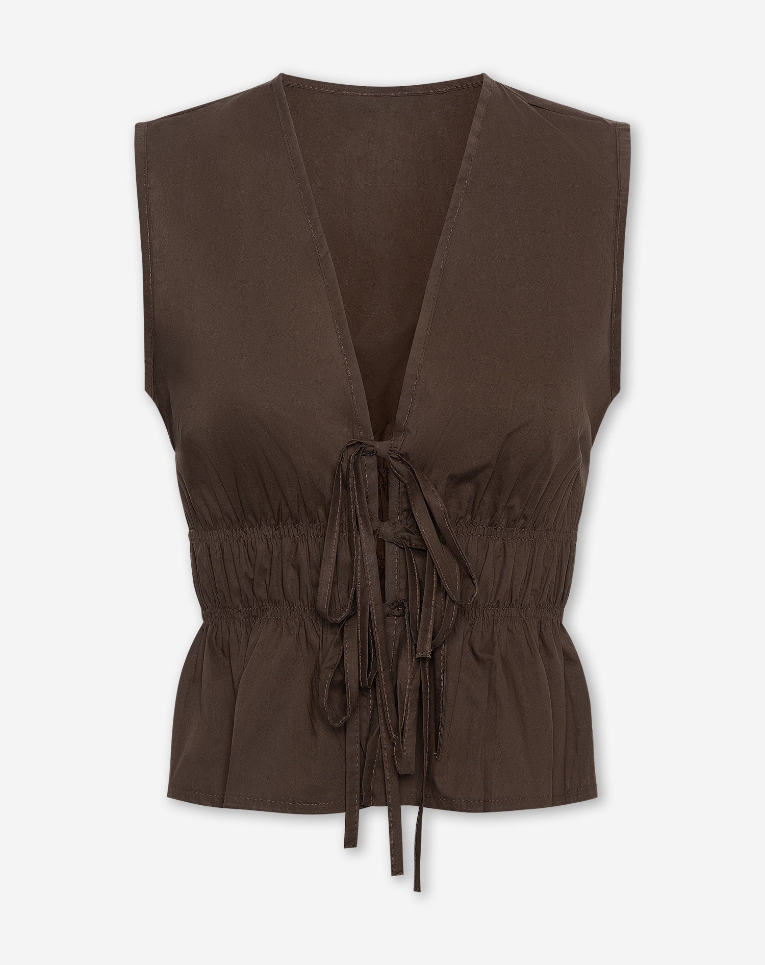 VERAH COTTON BOW TOP BRUIN