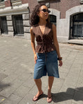 VERAH COTTON BOW TOP BRUIN