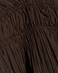 FANCY CHIFFON STRAPPY DRESS BRUIN