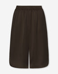 LONG SATIN JORT DONKERBRUIN