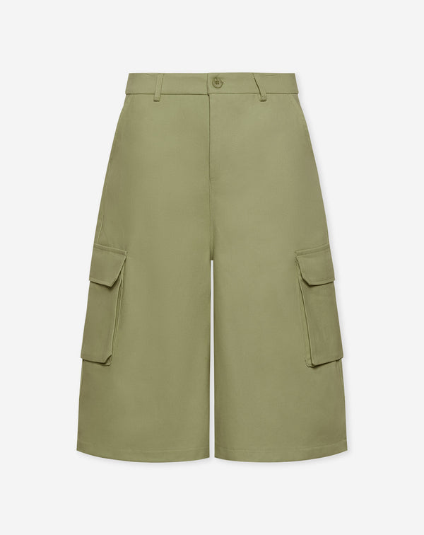 HEAVY CARGO SHORTS LEGERGROEN