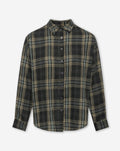 SOFT OVERSIZED CHECK BLOUSE