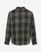 SOFT OVERSIZED CHECK BLOUSE