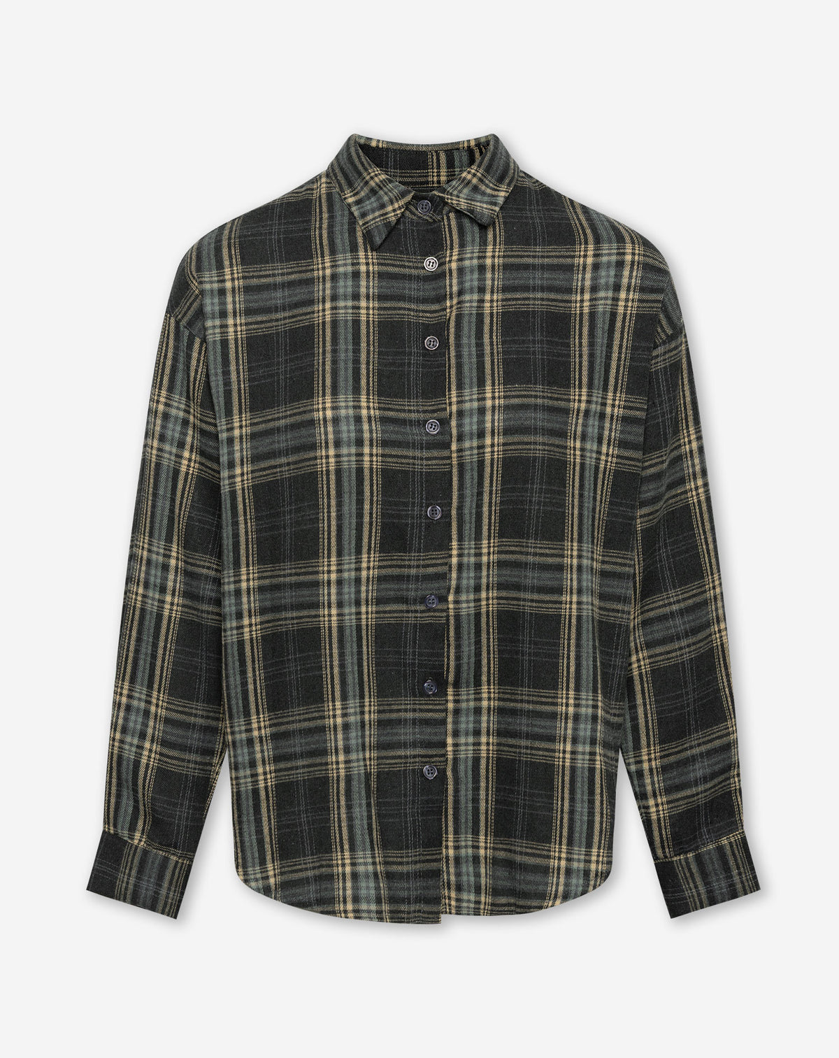 SOFT OVERSIZED CHECK BLOUSE