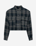 SOFT PADDED CHECK BLOUSE