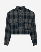SOFT PADDED CHECK BLOUSE