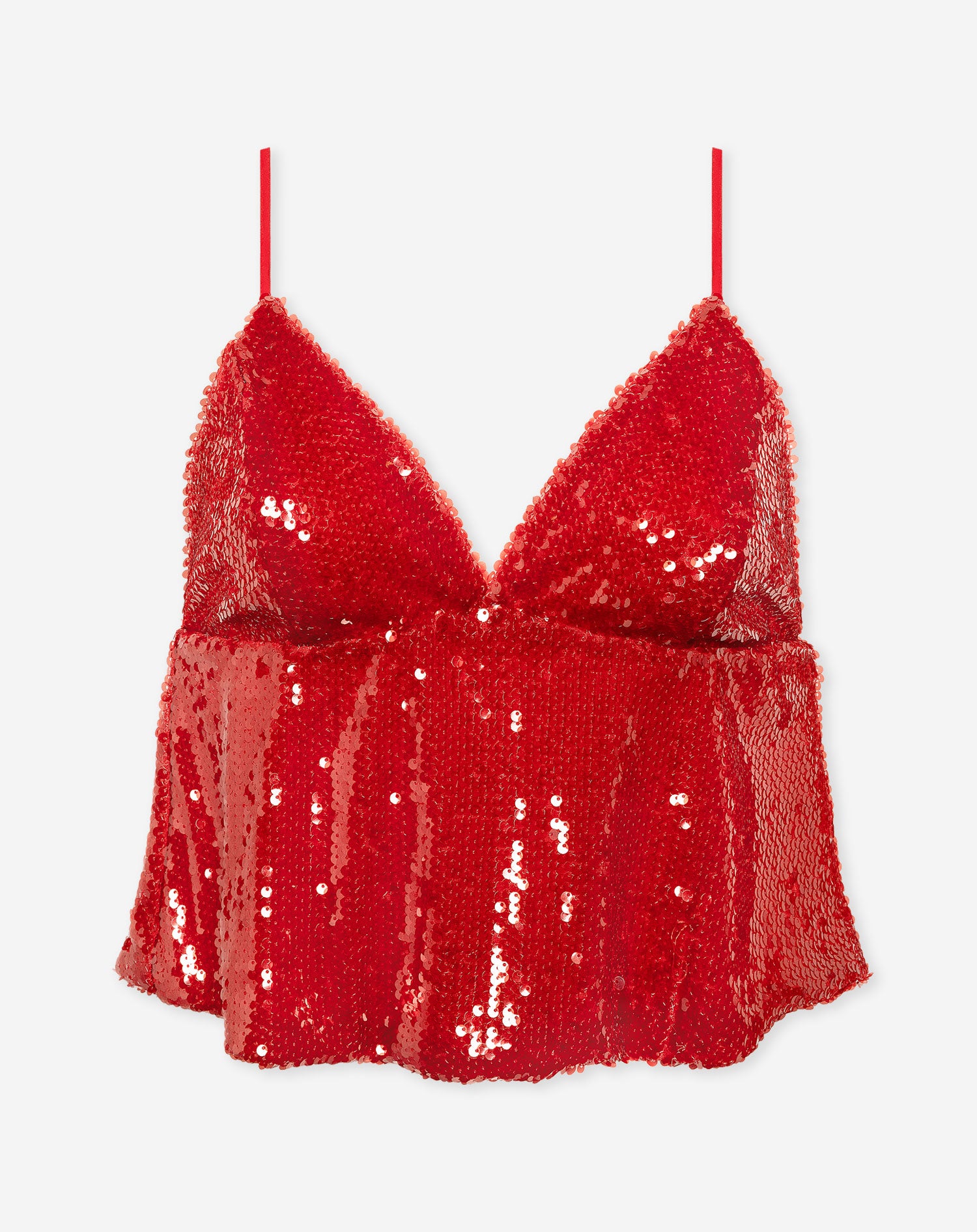 NOVA SEQUINS STRAP TOP ROOD