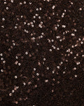 MAYA SEQUINS HALTER DRESS BROWN