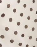 DOT CHIFFON HALTER TOP WHITE