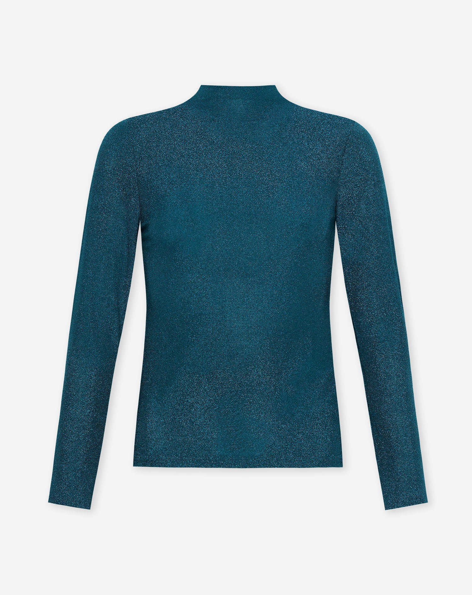 GLITTER COL LS TOP SEABLUE