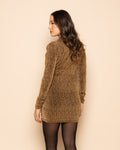 JOSH GLITTER DRESS GOLD