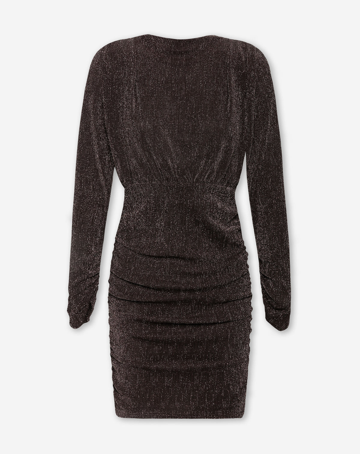 JOSH GLITTER DRESS BROWN