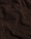 JOSH CRINKLE GLITTER DRESS BROWN