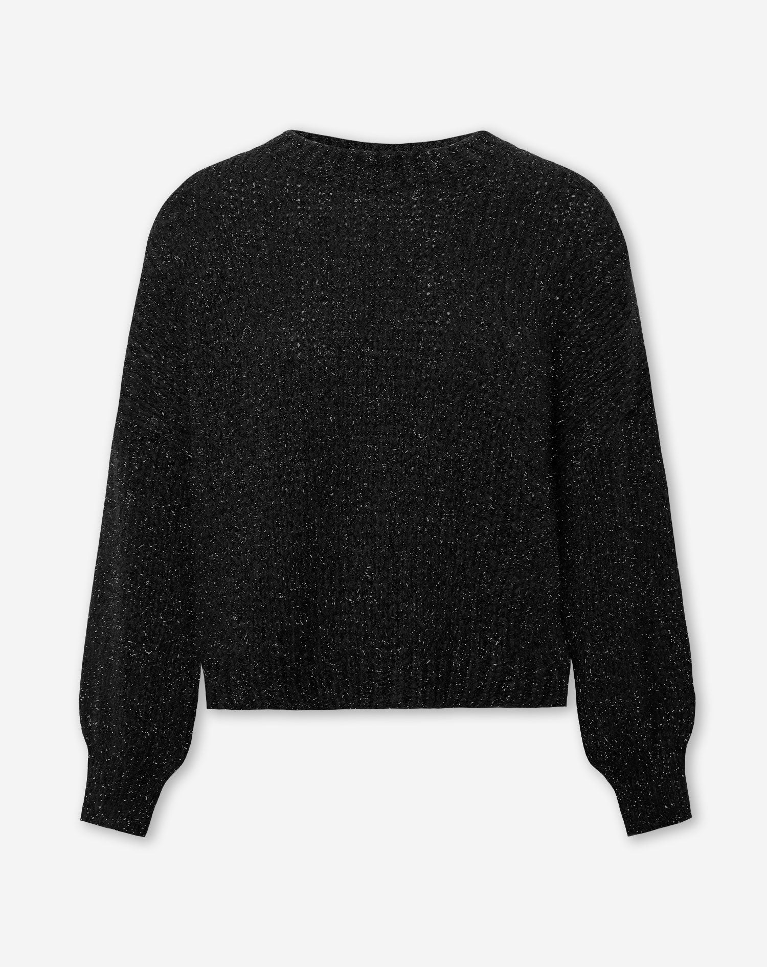 LUREX OVERSIZED KNIT BLACK