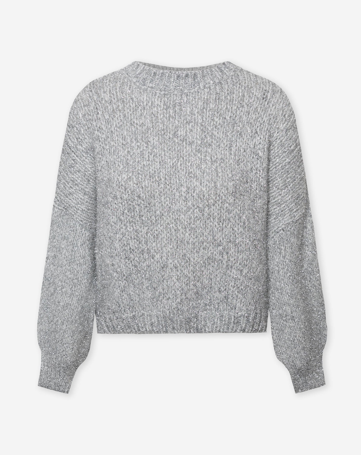 LUREX OVERSIZED KNIT GREY