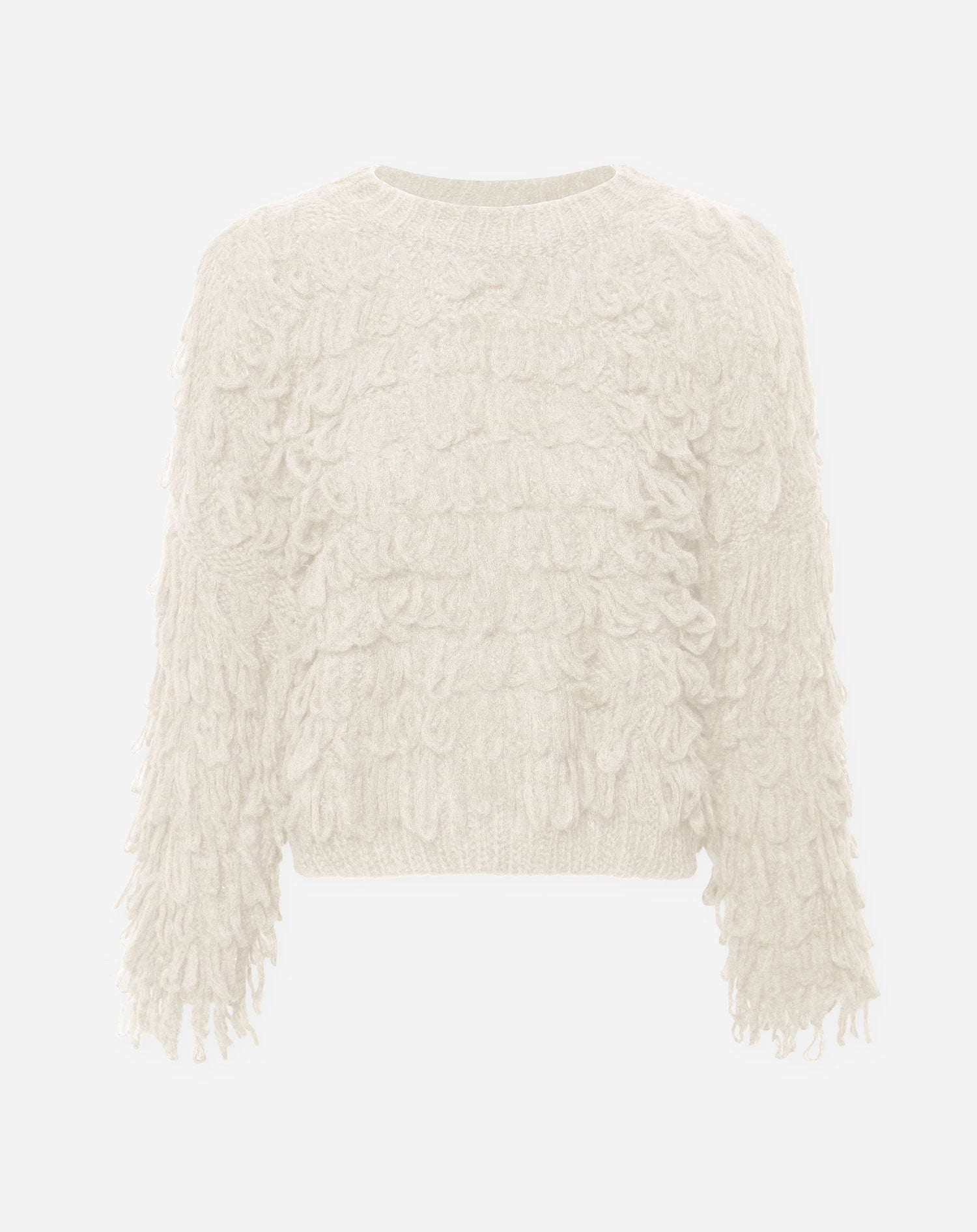 EMMA LOOP KNIT CREAM