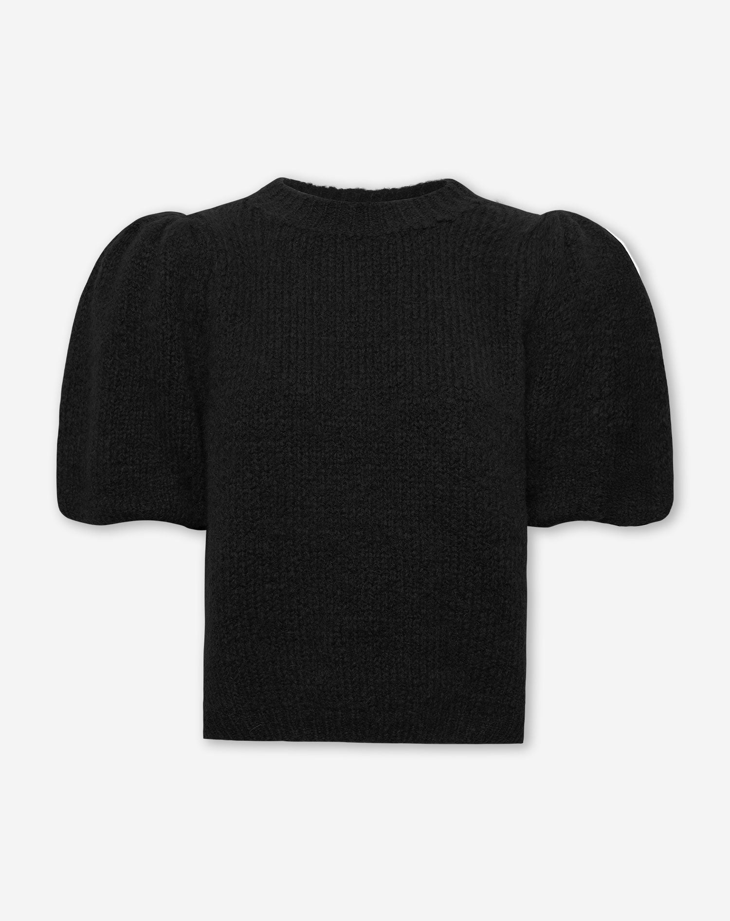 DANI PUFF SLEEVE KNIT BLACK