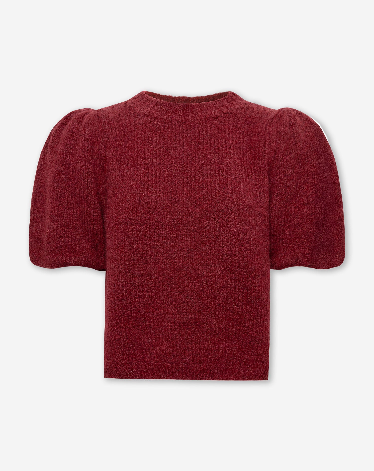 DANI PUFF SLEEVE KNIT BORDEAUX