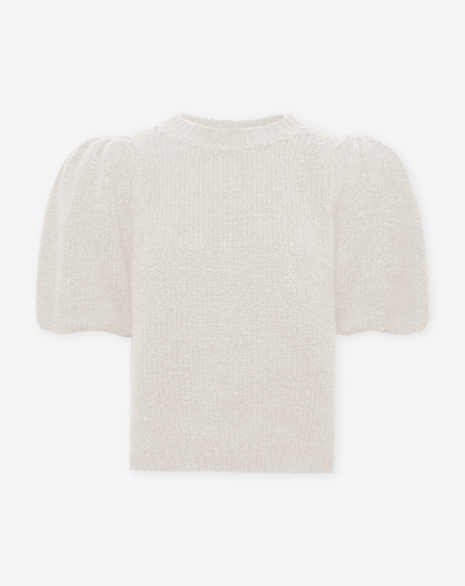 DANI PUFF SLEEVE KNIT CRÈME