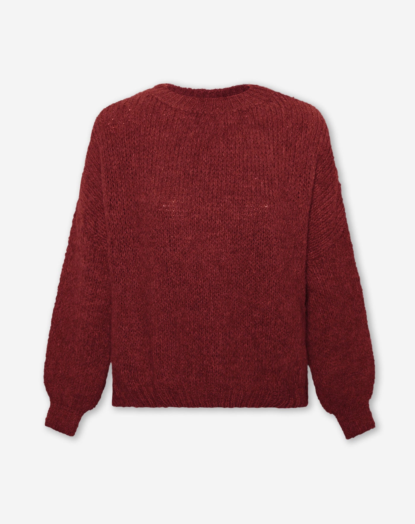 Ichi Cody knit with lurex fig bordeaux