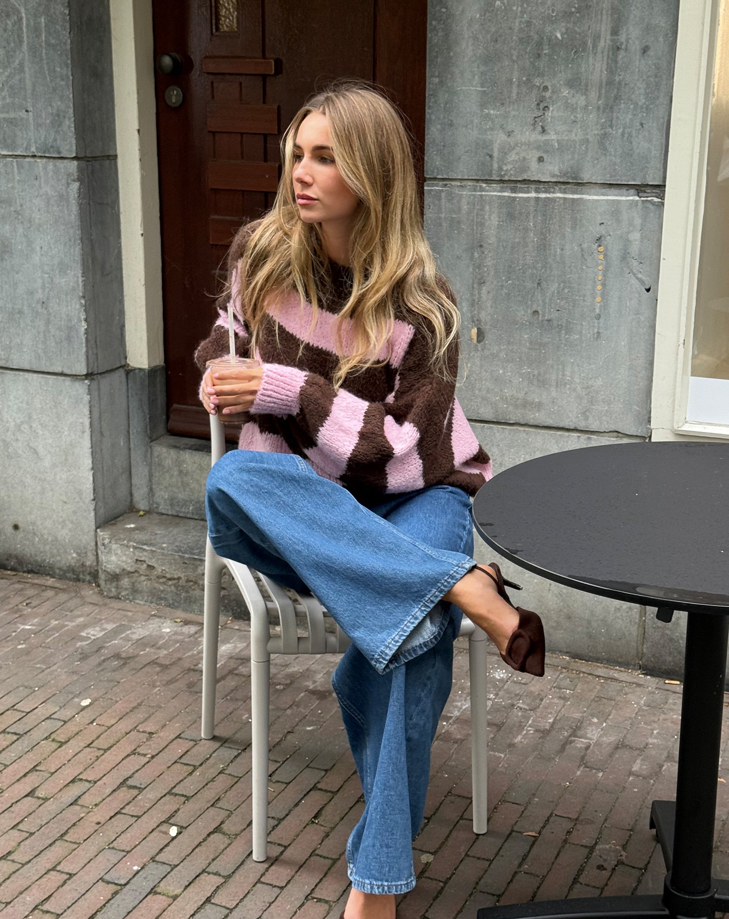 JAMIE STRIPE KNIT LICHTROZE