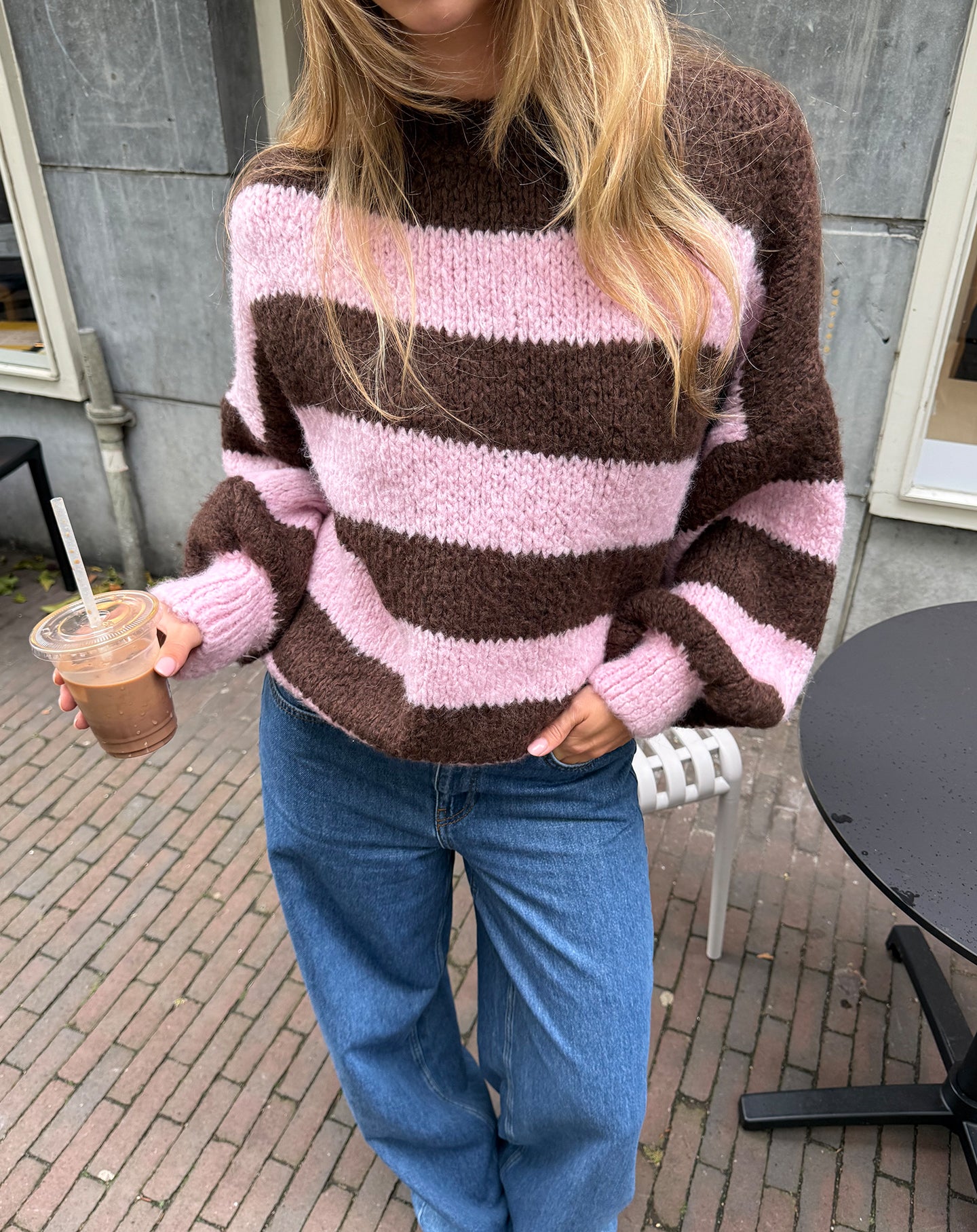 JAMIE STRIPE KNIT LICHTROZE