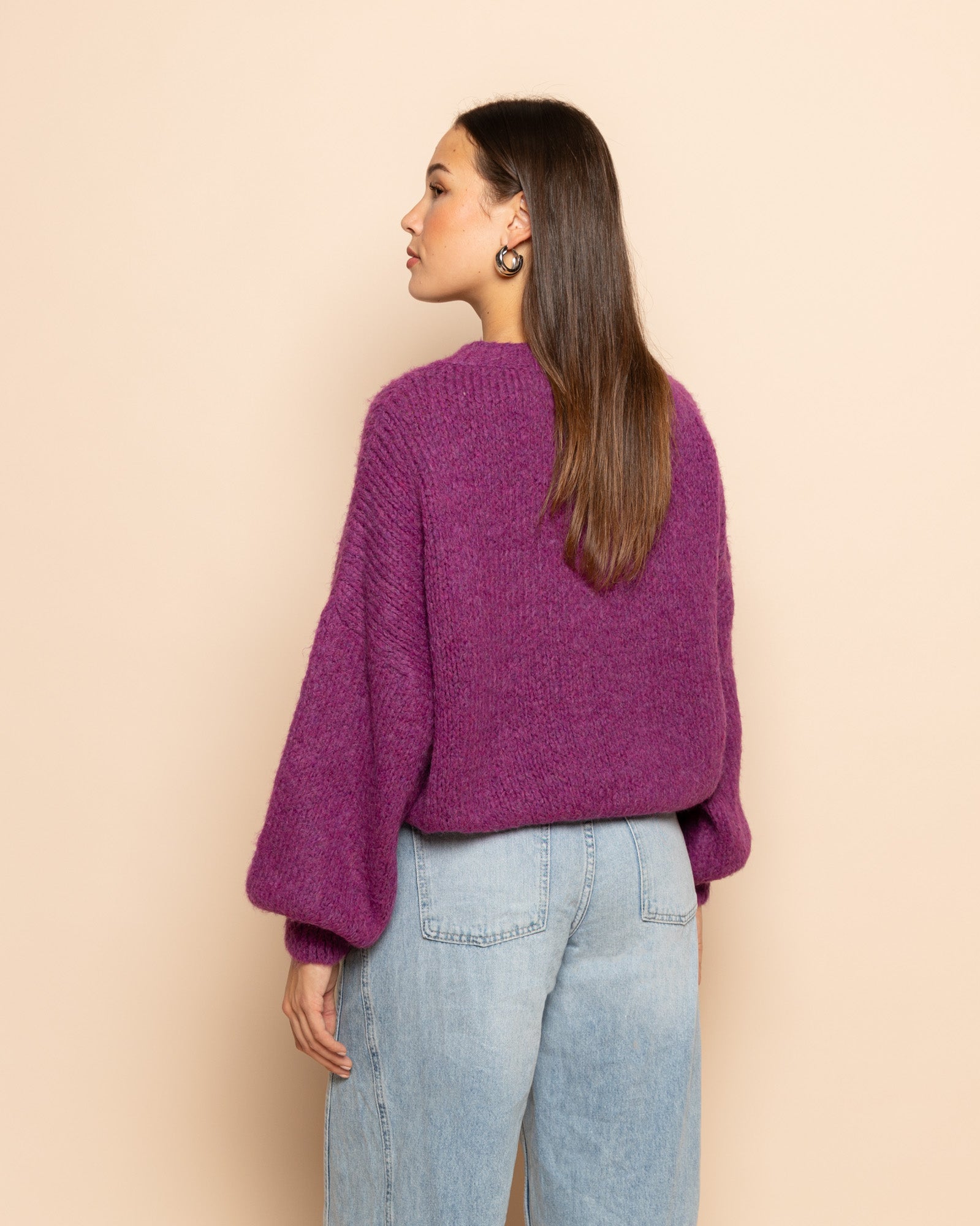 JAMIE KNIT MAGENTA