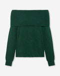 CINTA OFF SHOULDER KNIT GREEN