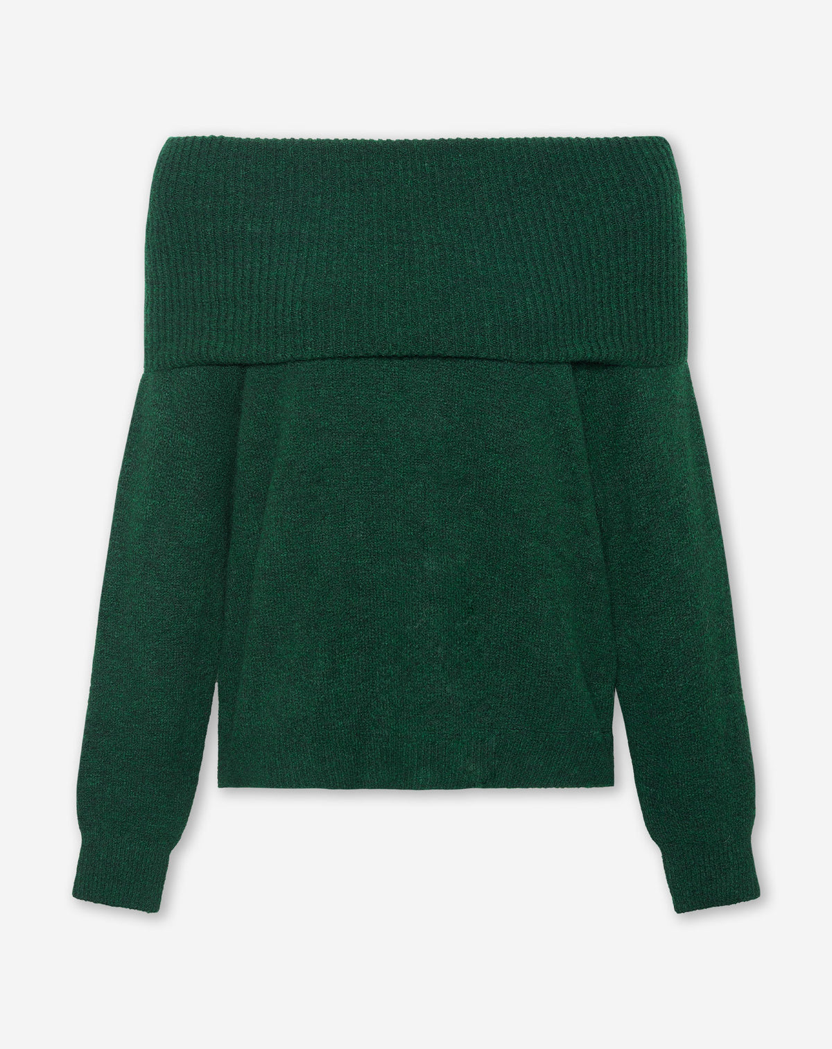 CINTA OFF SHOULDER KNIT GREEN