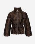 JUNO JACQUARD JACKET BROWN