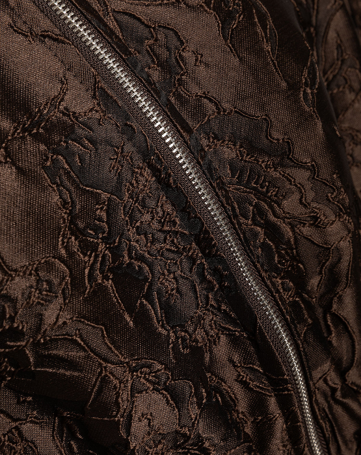JUNO JACQUARD JACKET BROWN