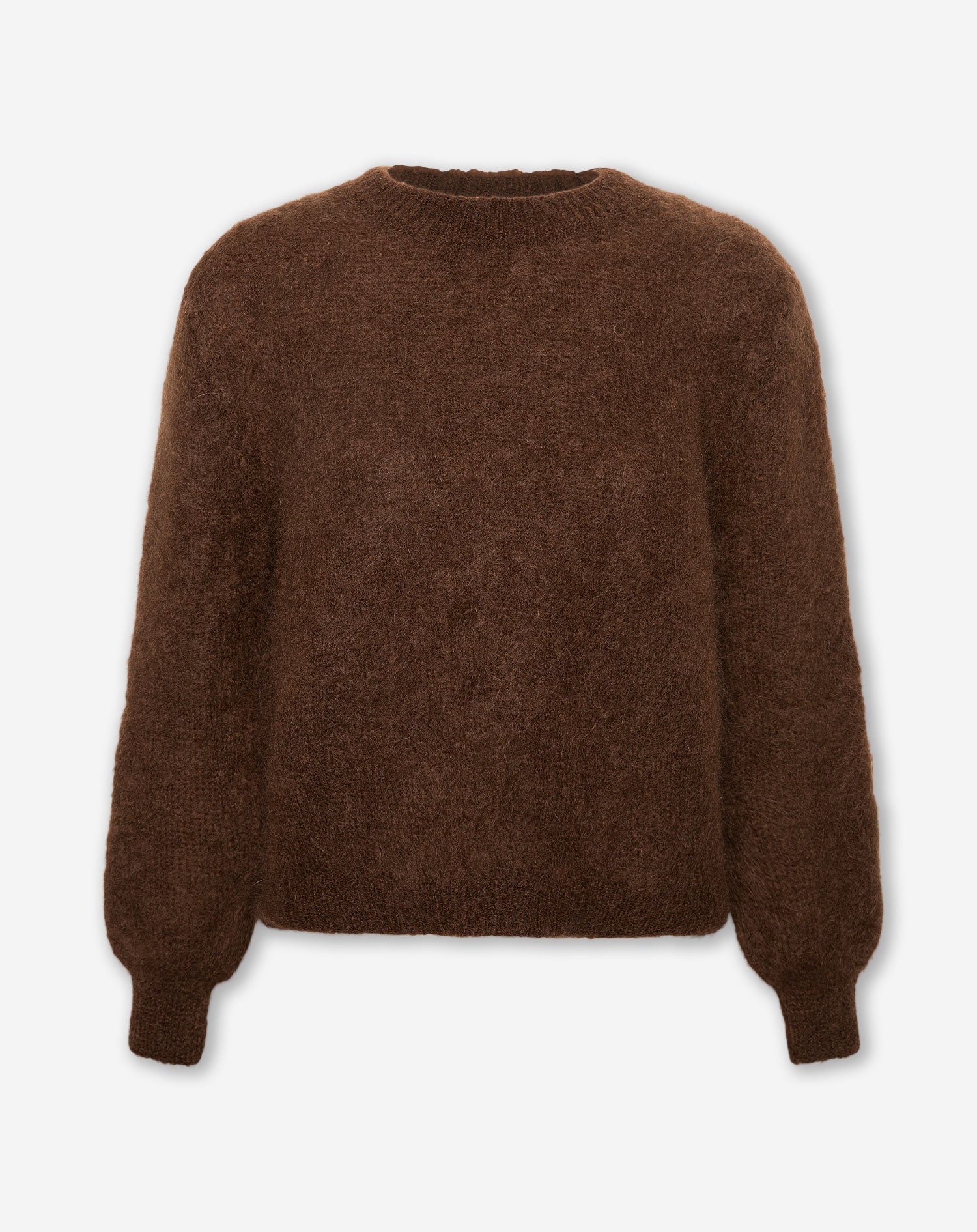 TAMARA MOHAIR KNIT DONKERBRUIN