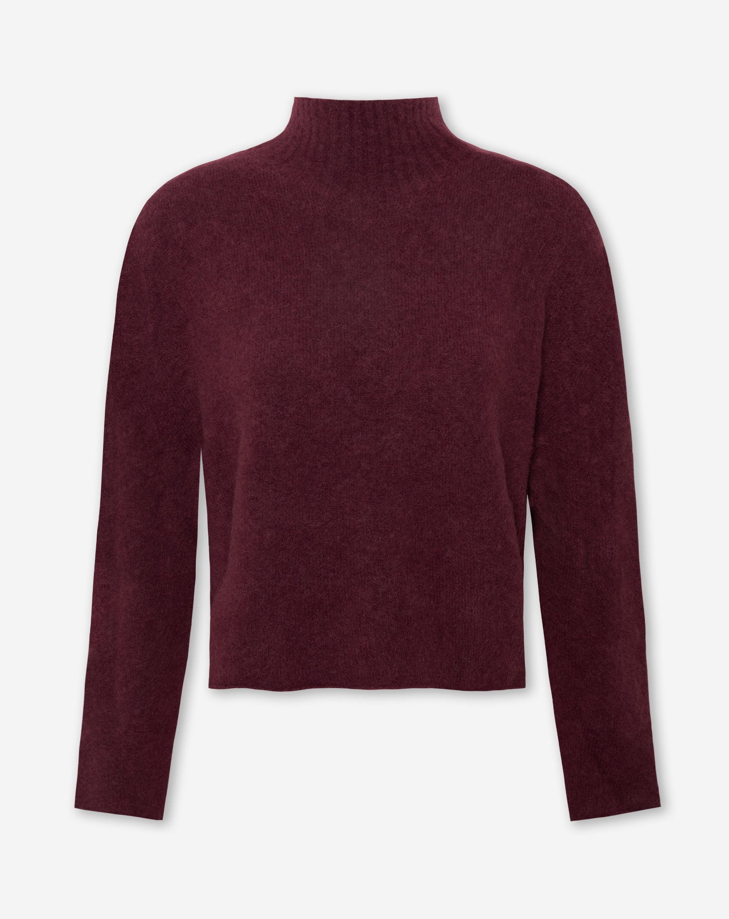 JANE COL KNIT BURGUNDY