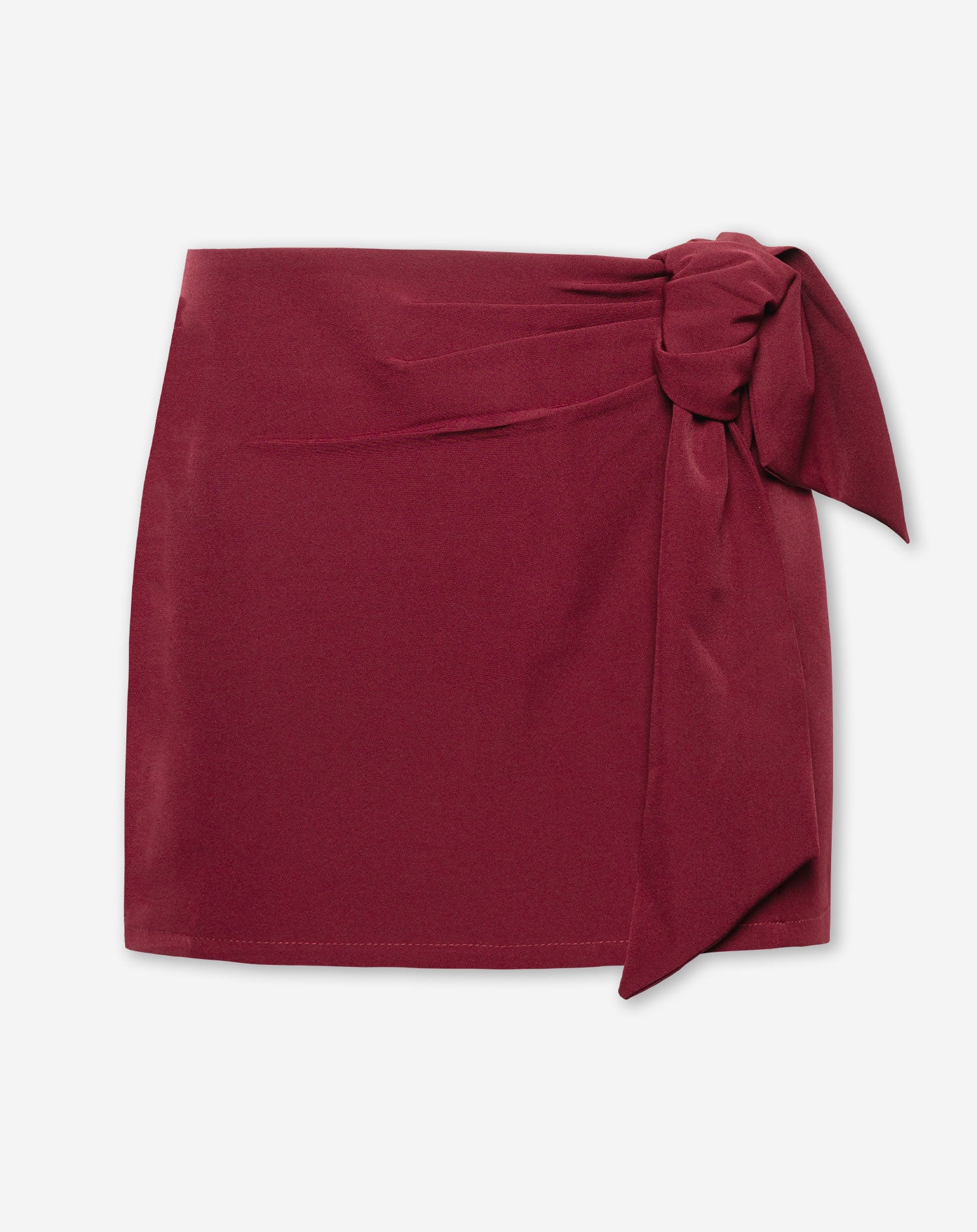 AUDREY FLAP SKIRT BORDEAUX