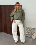 BEA TRACK JACKET LEGERGROEN