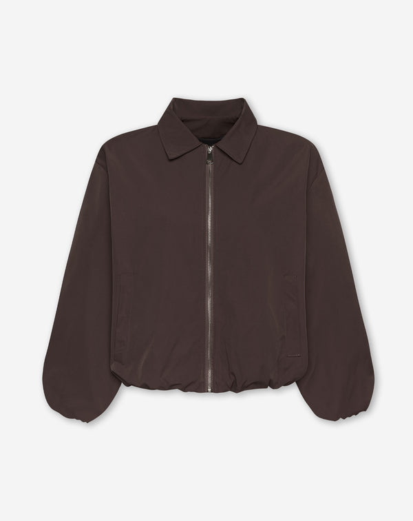 BEA TRACK JACKET DONKERBRUIN