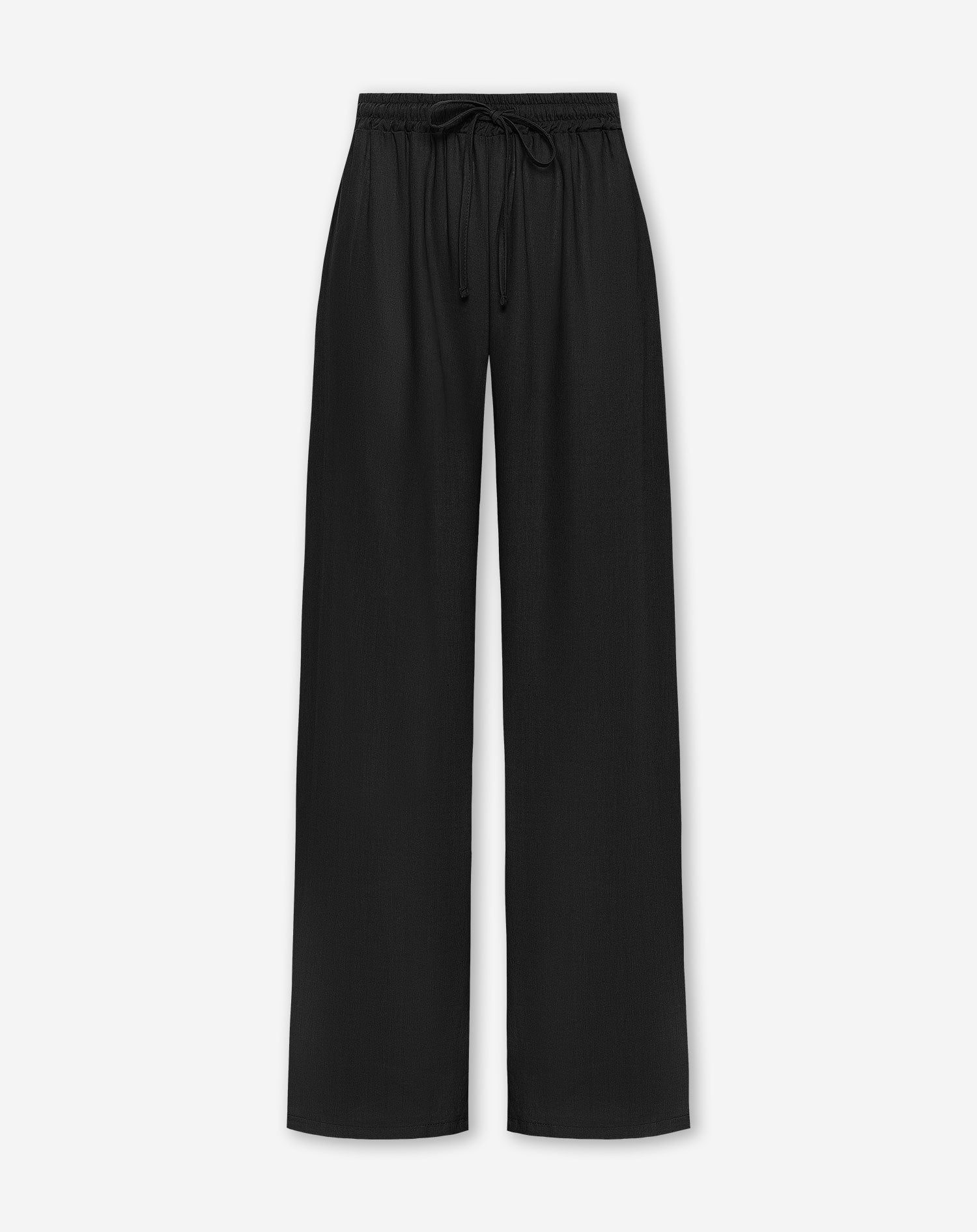 LINDE STRAIGHT LEG PANTS ZWART