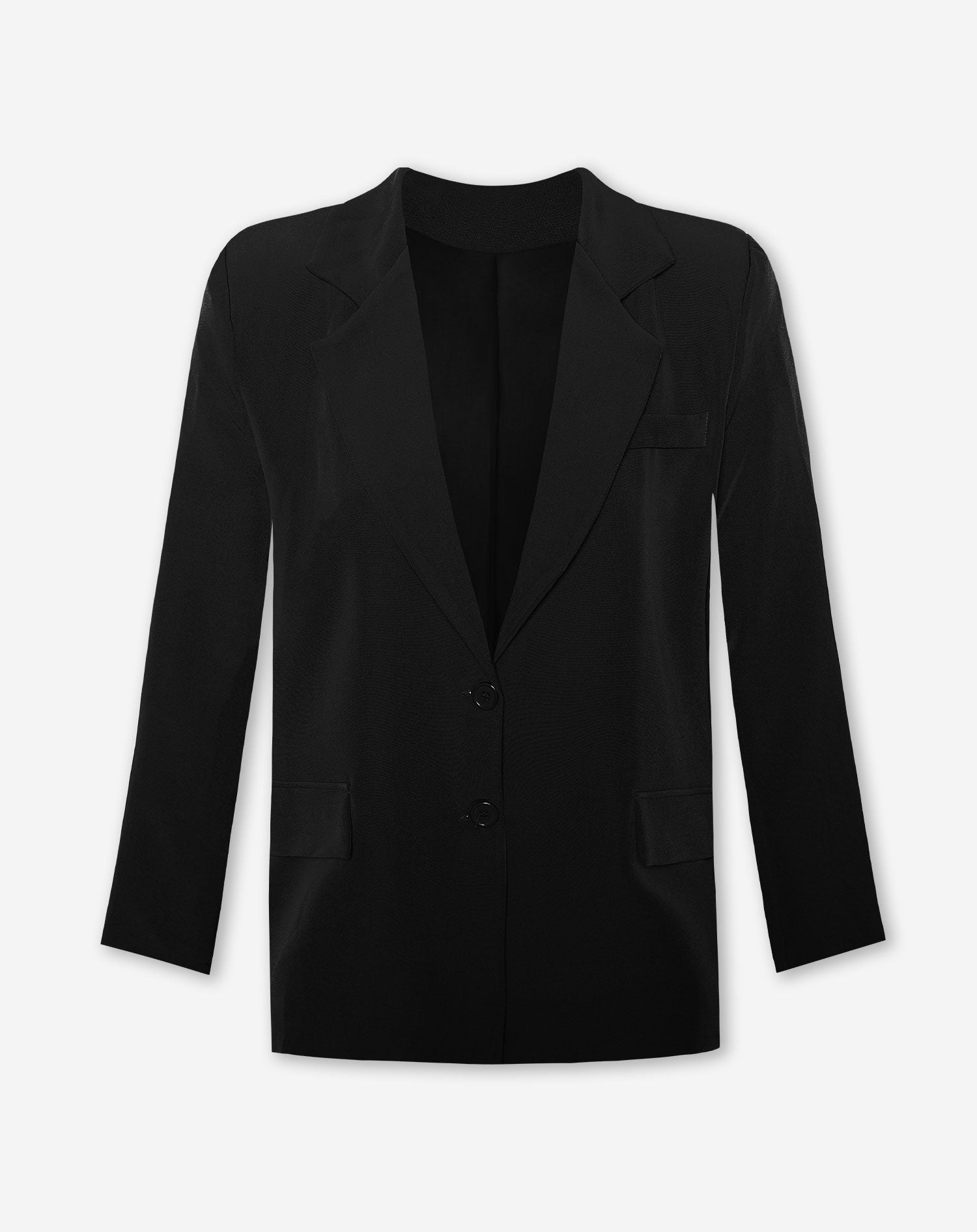 BOW BACK BLAZER BLACK