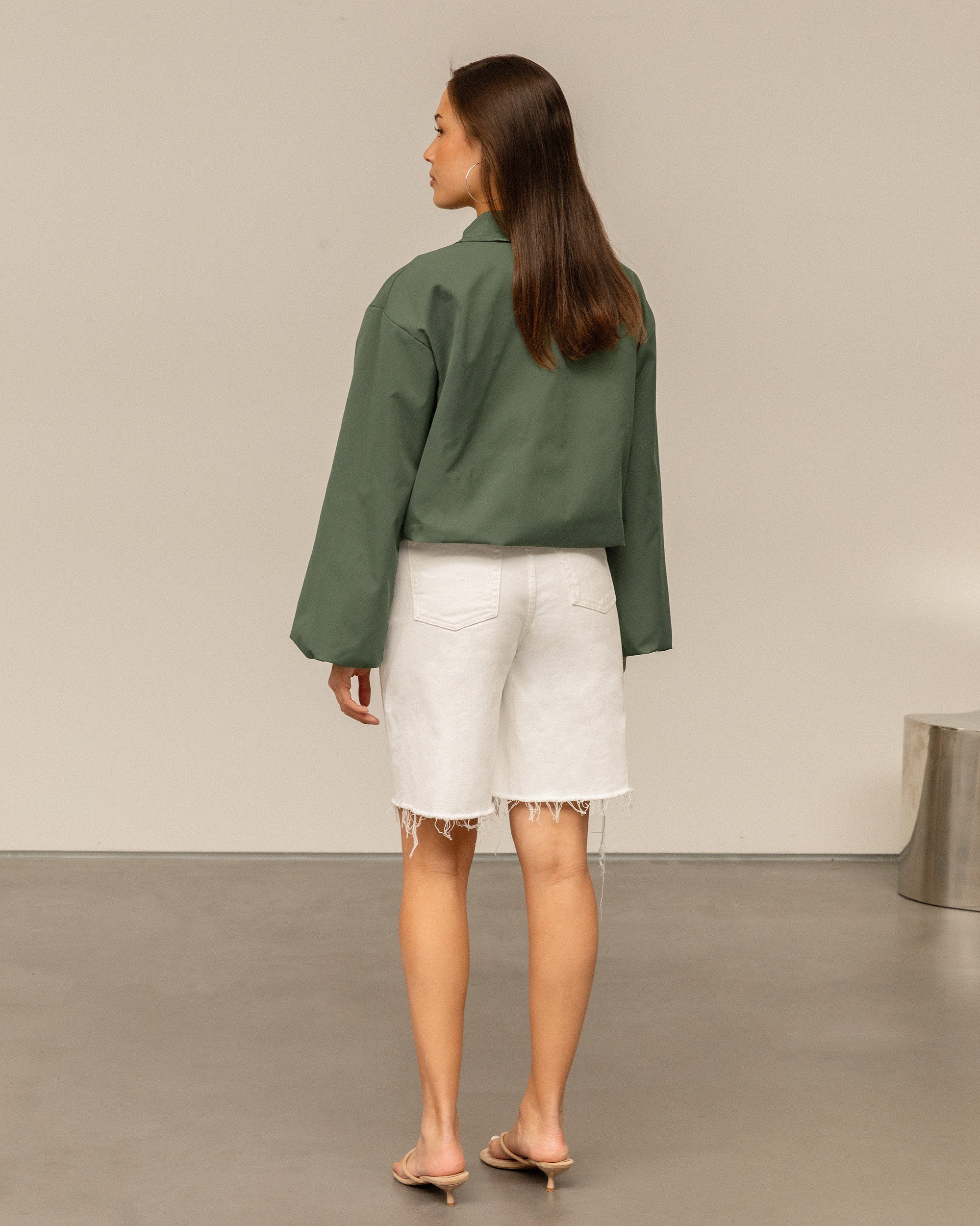 BEA TRACK JACKET LEGERGROEN
