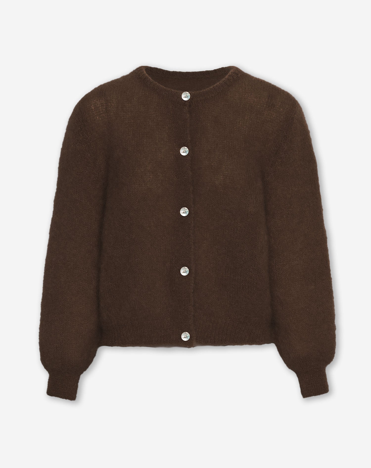 MOHAIR CARDIGAN BRUIN
