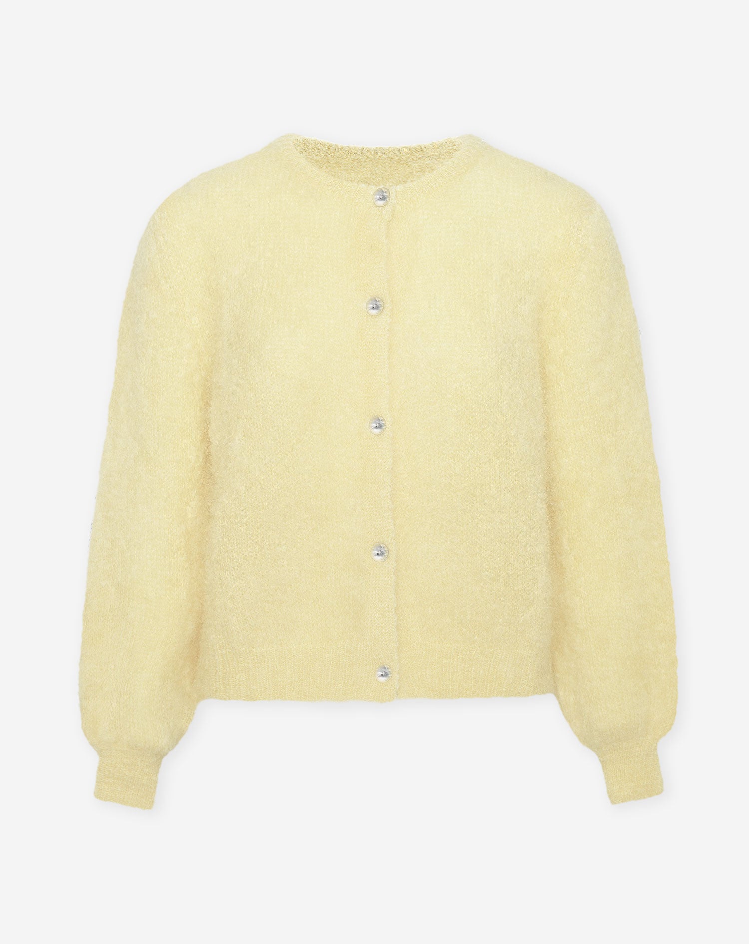 MOHAIR CARDIGAN BUTTER YELLOW Most Wanted - Main Image
