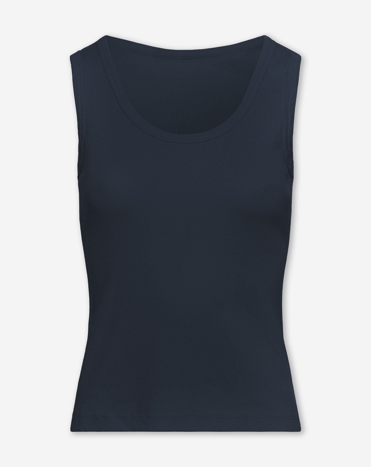 RIBBED SINGLET NAVY